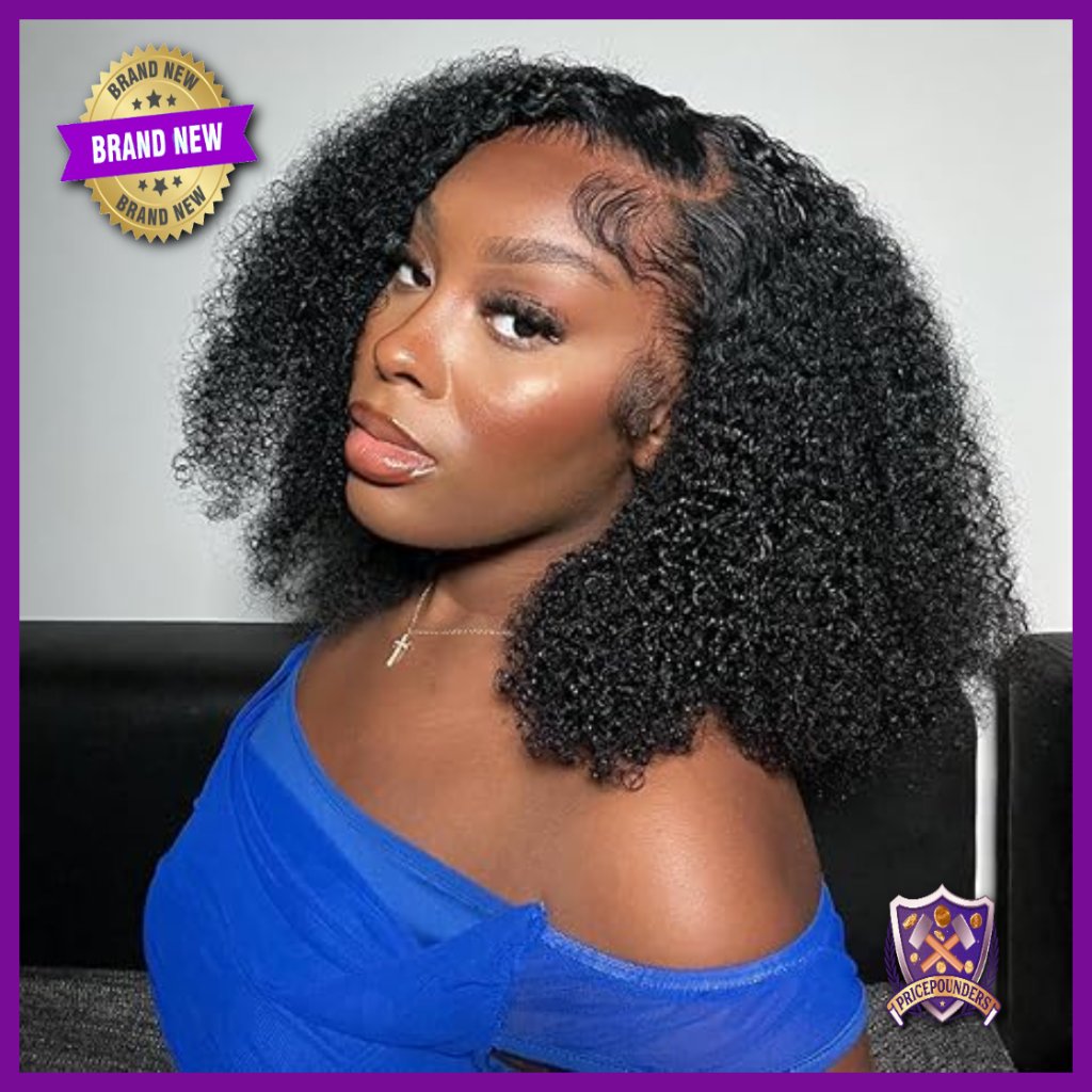 13x6 Hd Lace Front Wig 16 Inch Human Hair Glueless Pre Plucked